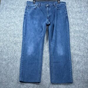 Levis 559 Relaxed Straight Jeans Mens 40x31 Blue Medium Wash Stretch Denim